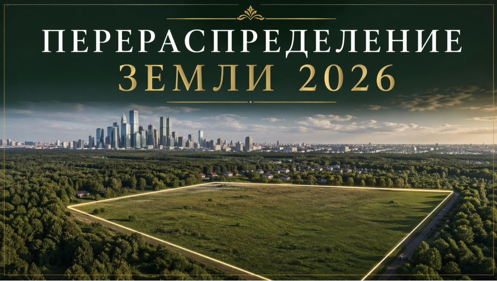 Перераспределение земельных участков в Москве и Московской области в 2026 году: как законно увеличить участок